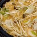 sayaendo＊'s cooksnap of when they made 体ぽかぽか♪味噌キムチ鍋.