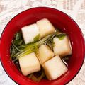 まりぴぴ♡'s cooksnap of when they made はんぺんと三つ葉のお吸い物.