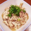 出目綺羅's cooksnap of when they made 旨味たっぷり♡さば缶と茸のレンジ蒸し.