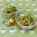 みかかめ's cooksnap of when they made ☼超簡単♪脱便秘♪なめことおくらの和え物.