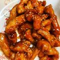 クック43337I☆'s cooksnap of when they made 韓国風ヤンニョムチキン！.