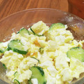 泉水・真希's cooksnap of when they made 簡単小鉢♪はんぺんと胡瓜の卵マヨサラダ.