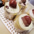 ハチ8コロ8's cooksnap of when they made お抹茶*栗ぜんざいのロールケーキ.