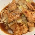 ヤイヤイ07's cooksnap of when they made 鶏むねと白菜のおろし煮.