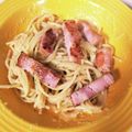 yokyomami's cooksnap of when they made 究極のカルボナーラ.