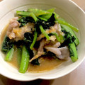 きなこ's cooksnap of when they made 豚肉と小松菜のみそ炒め.