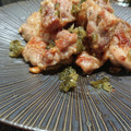 etsukoooo's cooksnap of when they made 夫作。鶏肉の白だし焼き、青しその実乗せ.