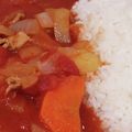 ゆ→ちむ❦180SX's cooksnap of when they made 豚こまトマト煮ライス❤簡単30分で!?.