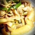 地球防衛ゆーなすママ's cooksnap of when they made 夕飯のおかず♪長芋と豚肉のオイスター炒め.