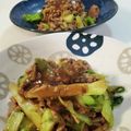 ｸﾏﾘｴ's cooksnap of when they made 祝蕾(子持ち高菜)と豚挽き肉の豆鼓醤炒め.