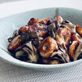クック3539PY☆'s cooksnap of when they made 焦がしちくわと舞茸の白だし煮.