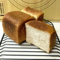 きっかママ's cooksnap of when they made 全粒粉入りの角食パン（生地作りはHBで）.