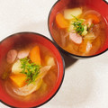 みぽぽ37's cooksnap of when they made 具沢山！ごろごろ野菜のポトフ風みそ汁.