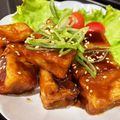 Halcandy51's cooksnap of when they made 節約満足おかず＊揚げこうやの照りマヨ絡め.
