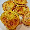 5人のおかあちゃん's cooksnap of when they made 簡単に♪蓮根はさみ焼き！.
