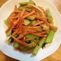 ナンキンハゼ's cooksnap of when they made ✿ブロッコリーの茎のきんぴら✿.