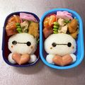 Chaaa_room's cooksnap of when they made 幼稚園お弁当 ベイマックス キャラ弁.