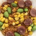 Tomotabi's cooksnap of when they made レンジで簡単！オートミールでナポリハン.