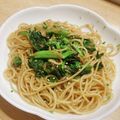 クック9LUS8R☆'s cooksnap of when they made 菜の花の和風パスタ♪.