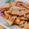 maruball's cooksnap of when they made 細切りたけのこ水煮でメンマ風.