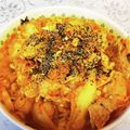 龍青空ママ's cooksnap of when they made 辛ラーメンde豚キムチ.