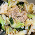 まゆぅ33's cooksnap of when they made キャベツとわかめと油揚げの酢の物.