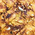 あやねんママ1222's cooksnap of when they made 白ネギまるまる一本チーズチヂミ焼き.