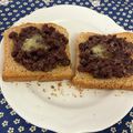 ブランディ's cooksnap of when they made 小倉あんバター♡トースト.