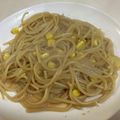 papikun's cooksnap of when they made ＊我が家の定番パスタ＊ツナ＆コーン.