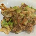 papikun's cooksnap of when they made キャベツでカサ増し！簡単豚キムチ！.