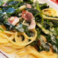 クックFNYCCO☆'s cooksnap of when they made ほうれん草とベーコンのクリームパスタ.