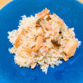 ステルトミチル's cooksnap of when they made 炊飯器で簡単☆鮭としめじのマヨピラフ.