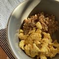 はっぴーゆりもん＊'s cooksnap of when they made 合挽肉のそぼろ丼.