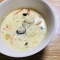 まいめろんS2's cooksnap of when they made 牡蠣ときのこのあったか豆乳味噌スープ.