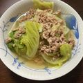 なつっこりー's cooksnap of when they made 白菜と豚肉挽肉のうま煮.