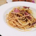FaithAloha's cooksnap of when they made 白菜とベーコンの煮込みパスタ♪.