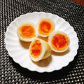 もふもふクロさん's cooksnap of when they made スパイシー♪ダシダカレー味玉.