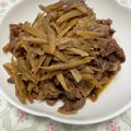 えみりん☺︎'s cooksnap of when they made 市販のたれで時短・簡単！牛ごぼうの甘辛煮.