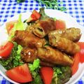 ととろ＆めい's cooksnap of when they made 肉巻き蓮根の甘辛炒め.