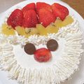 かぁか。's cooksnap of when they made サンタクリスマスケーキ.