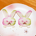 なっさん姫's cooksnap of when they made かまぼこの飾り切り【うさぎ】.