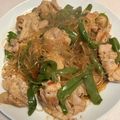 ヤイヤイ07's cooksnap of when they made 簡単♪豚バラピーマン春雨炒め.