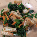 のの。's cooksnap of when they made 簡単！ほうれん草と人参、揚げの胡麻和え.