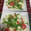 猫のミイヤ's cooksnap of when they made 水菜とかぶ・スモークサーモンのサラダ.