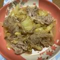 ☆サラダボーイ☆'s cooksnap of when they made キャベツと豚肉のスタミナ蒸し.