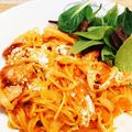 チッく's cooksnap of when they made ホットクック 喫茶店のナポリタン.