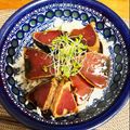 Epi☆'s cooksnap of when they made かつおの漬け丼.