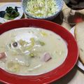 りくりくクッカー's cooksnap of when they made 寒い日には♡ほっこり白菜のクリーム煮.