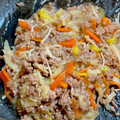ウスアジコ's cooksnap of when they made 簡単★挽肉と白菜のあんかけ丼.