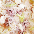 こー＆みー♡'s cooksnap of when they made 長ねぎ大量消費に！ねぎと牛肉のすき焼き風.